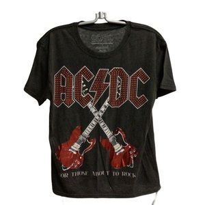 Hot Topic Black AC/DC Graphic Tee